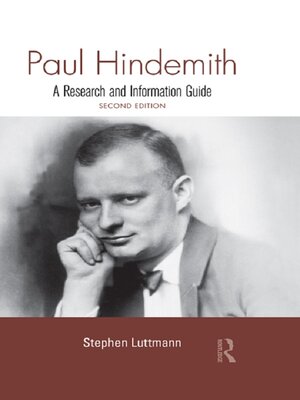cover image of Paul Hindemith